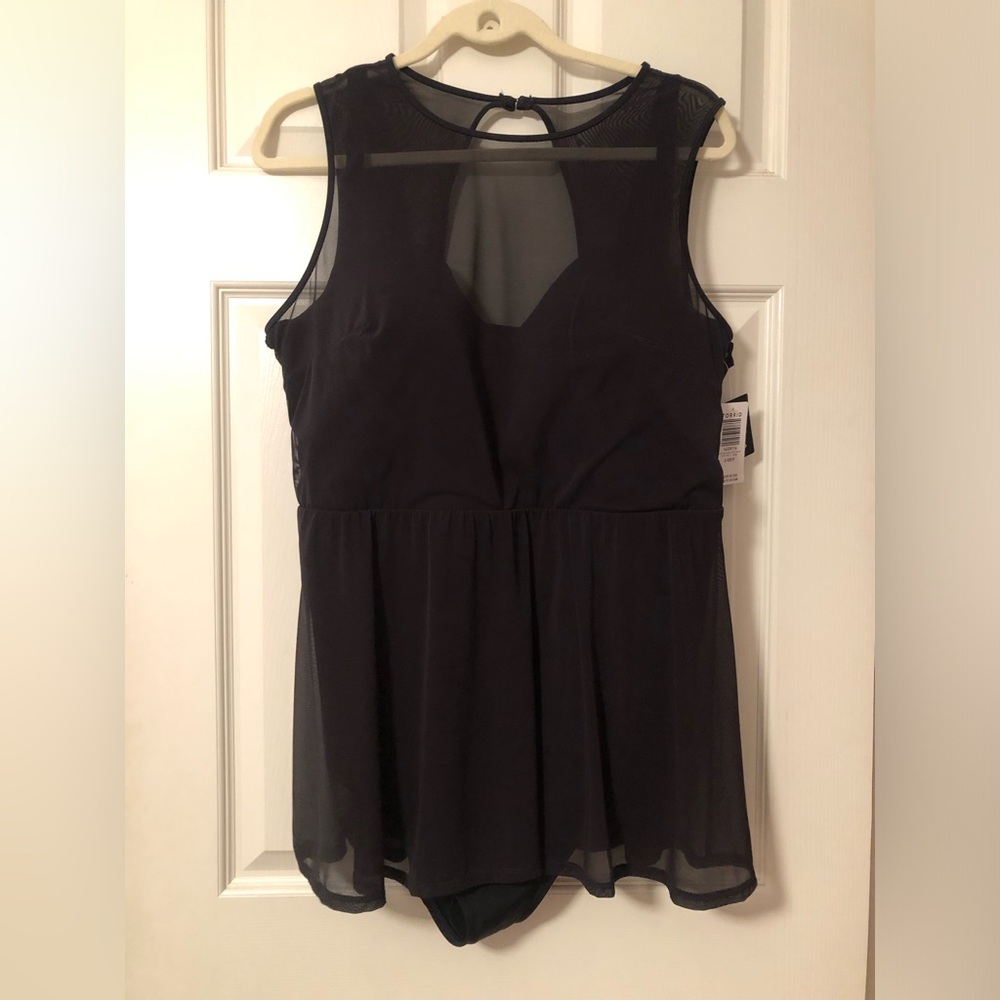 Torrid black swim dress